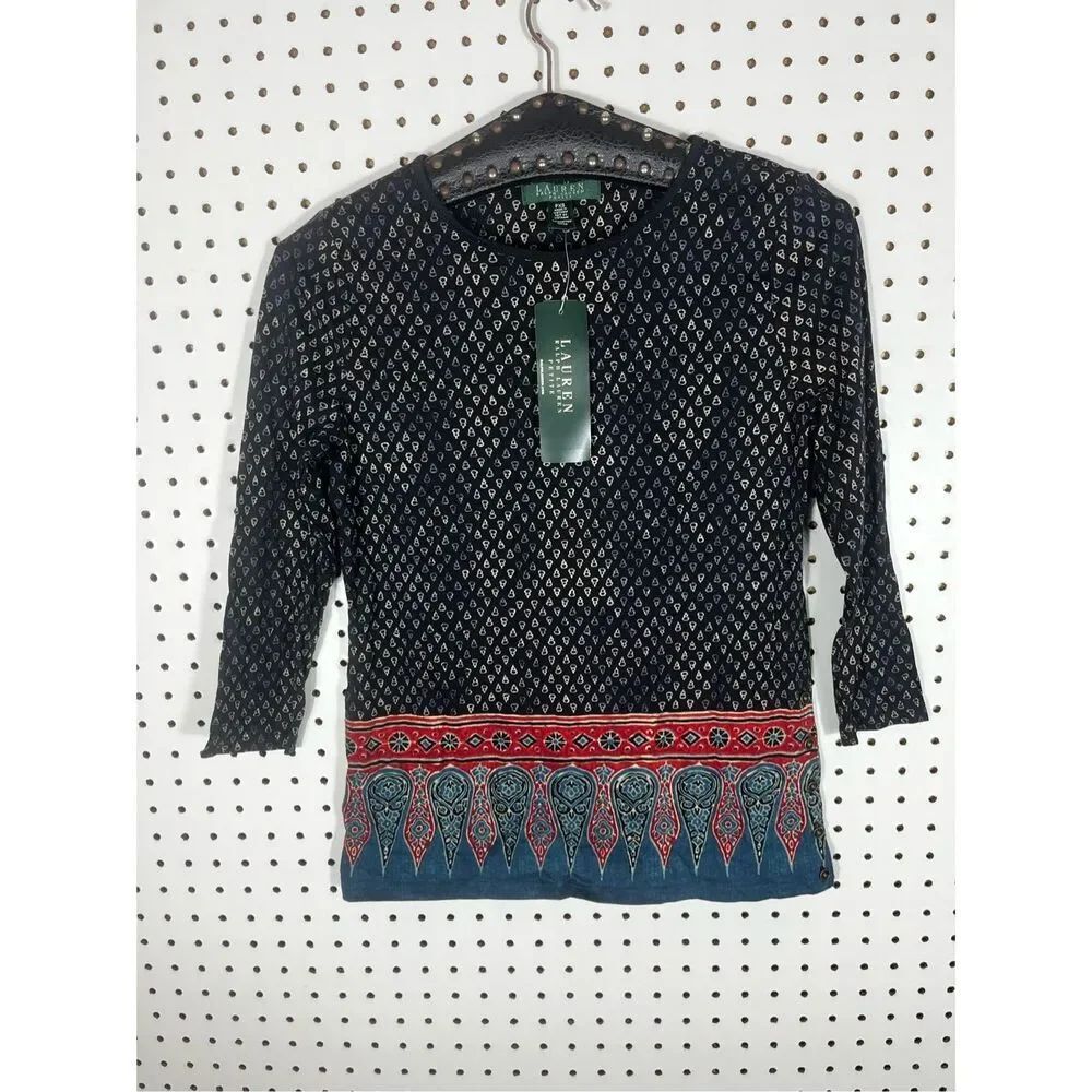LaurenโRalph Lauren printed tops size PXS